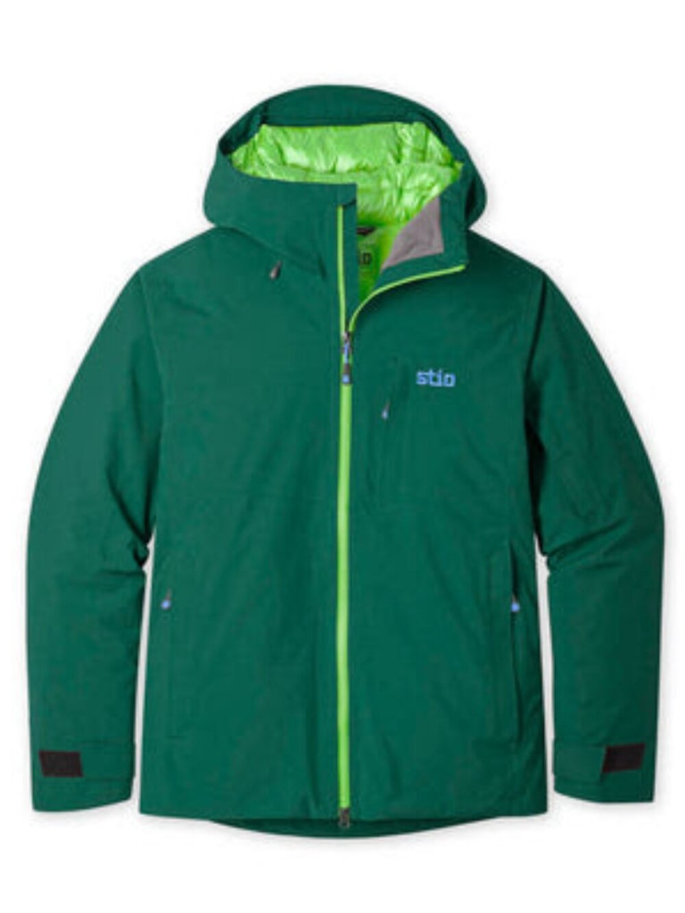 Stio Ski Men's Shot 7 Down Jacket & Environ Pant Medium Short, Backwoods Green